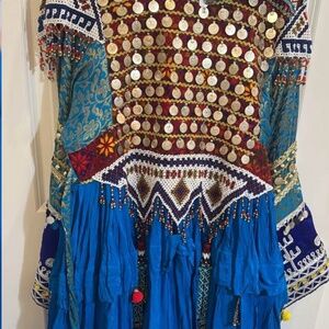 Afghan Kochi Royal Blue Vintage hardware